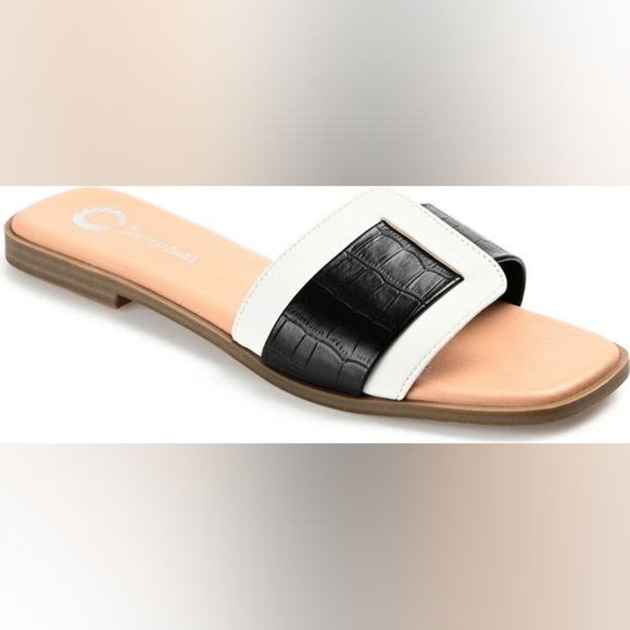 NWOT Journee Collection Victorya Slide Sandal - Picture 1 of 5